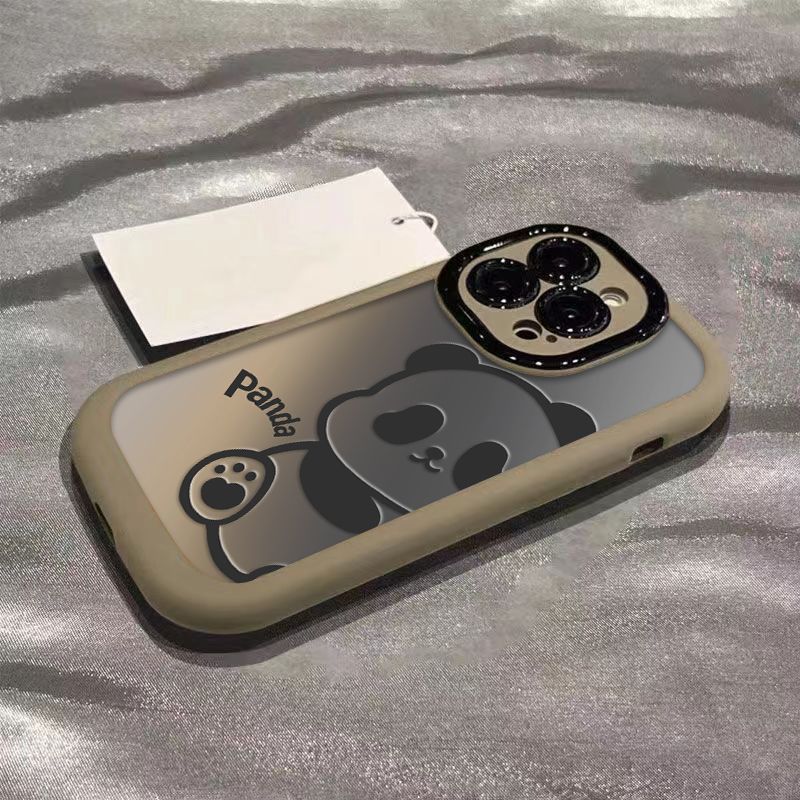 Fashion Gradient Panda I Phone Case
