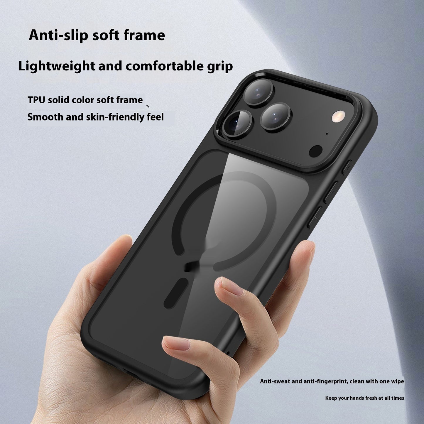 I Phone 17 cover, Drop-proof Soft Edges Hard Shell All Wrapped